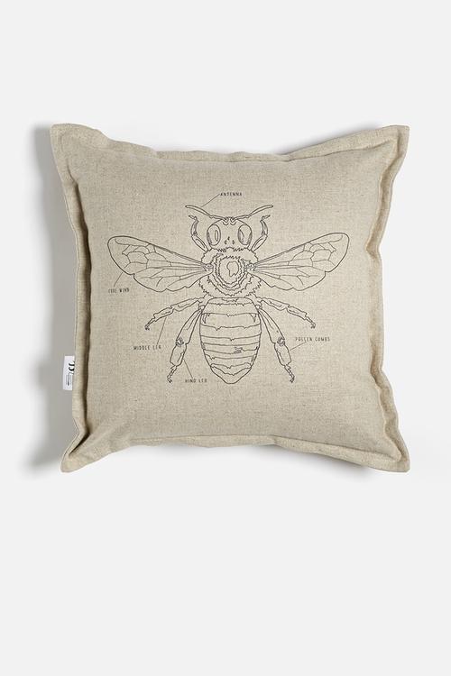 Bee printed cushion