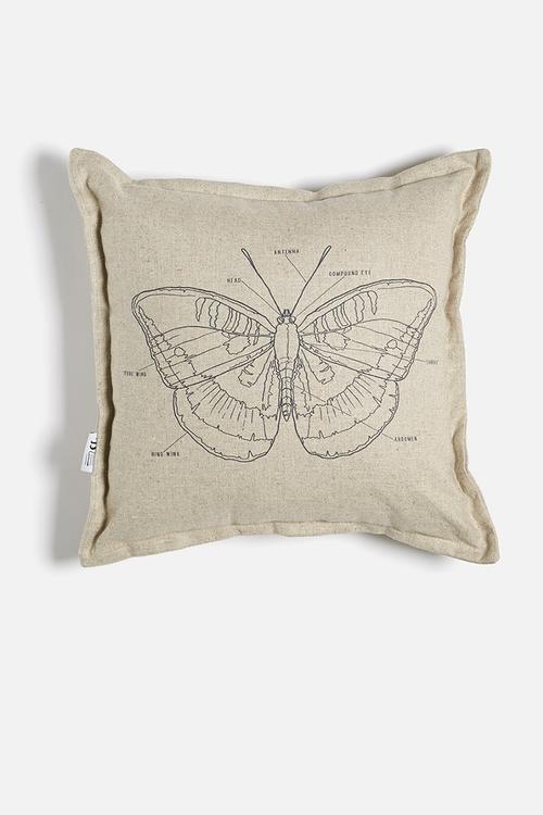 Butterfly printed cushion