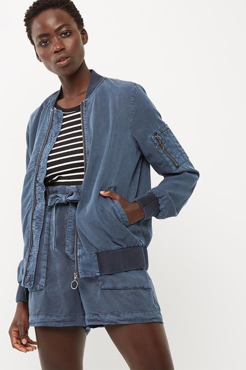 Zoe tencel bomber jacket