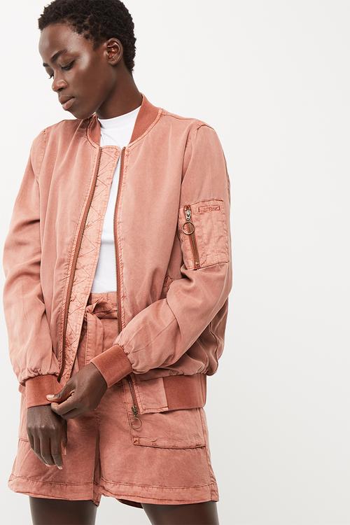 Zoe tencel bomber jacket