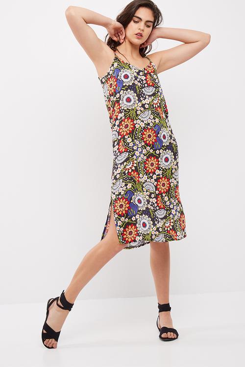 Midi slip dress
