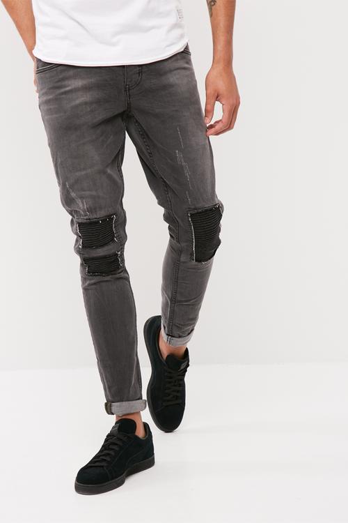 Trench skinny jeans
