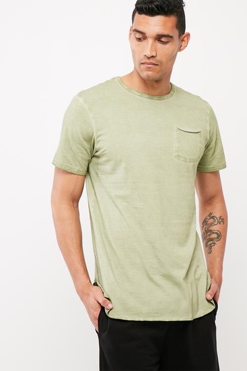 Basic longline crew tee