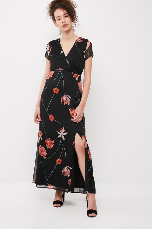 Rose maxi dress