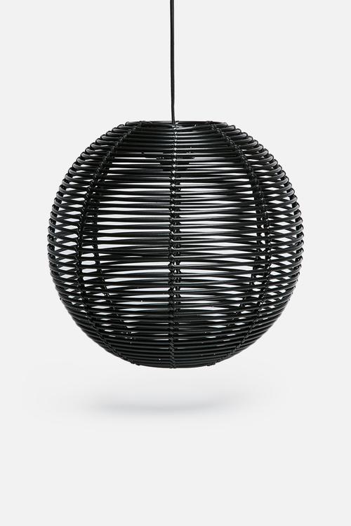 Rattan ball pendant