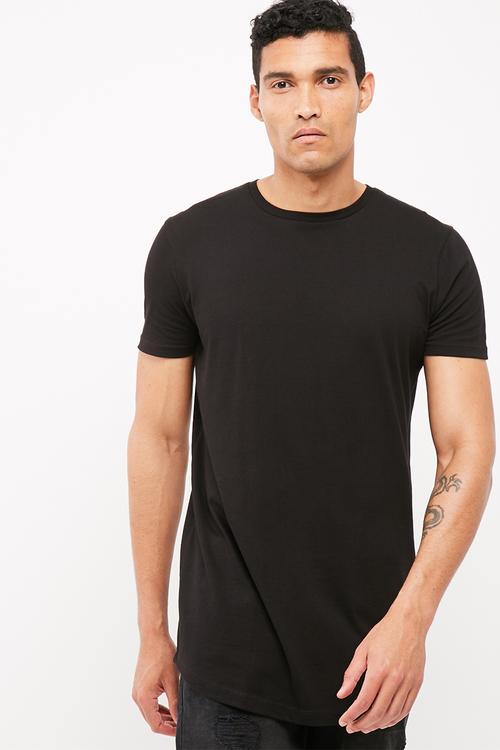Basic curved hem tee