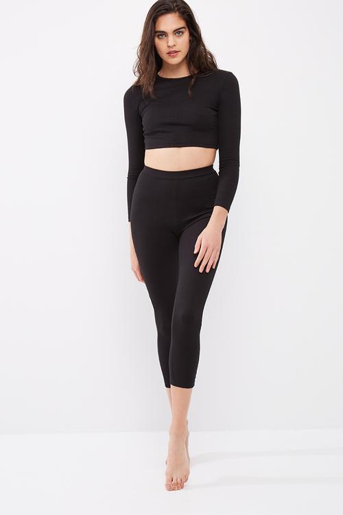 Ribbed pyjama set