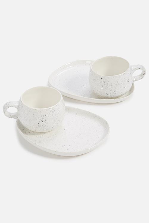 Speckle mug platter