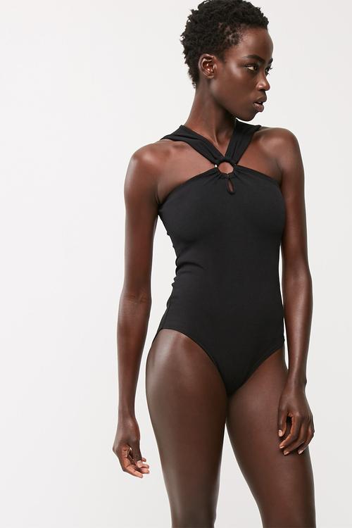 Ring detail bodysuit