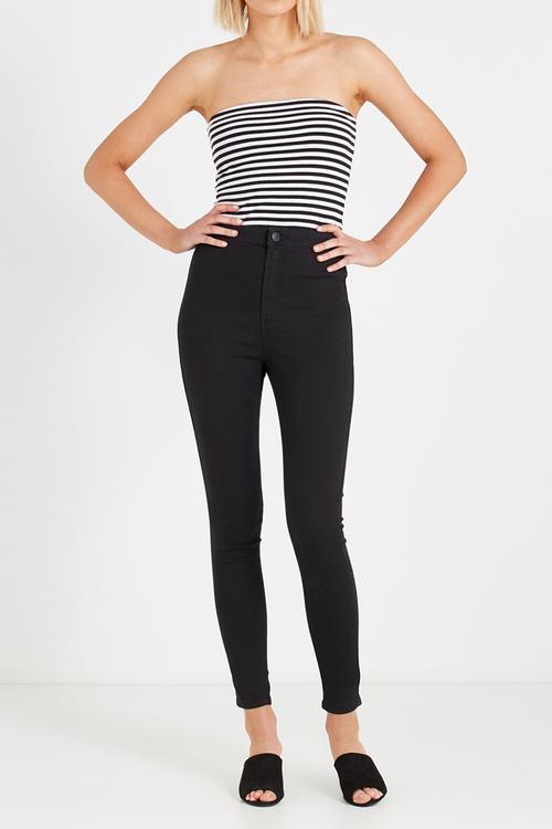 High rise jegging