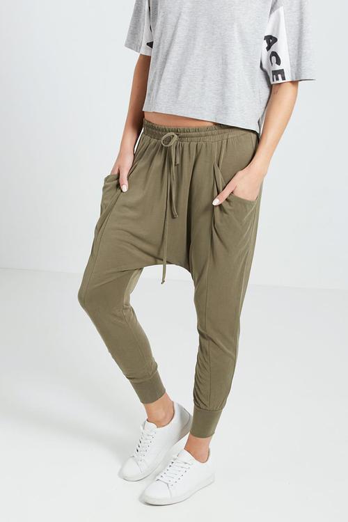 Slouch jersey pant