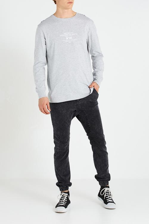 Slim denim jogger