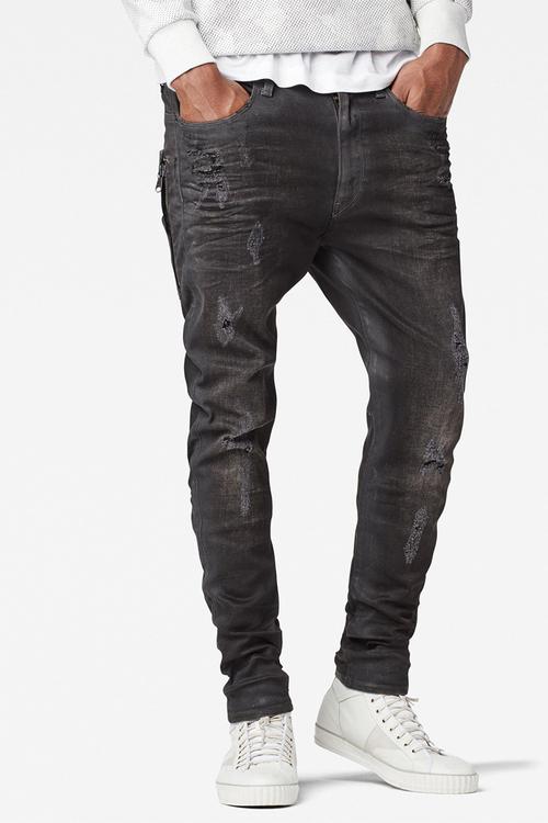 Type C zip 3D super slim jeans