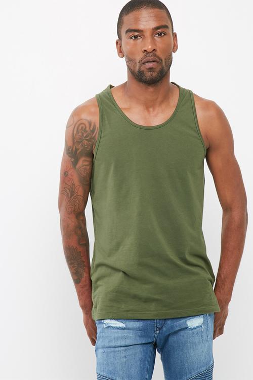 Plain tail hem vest