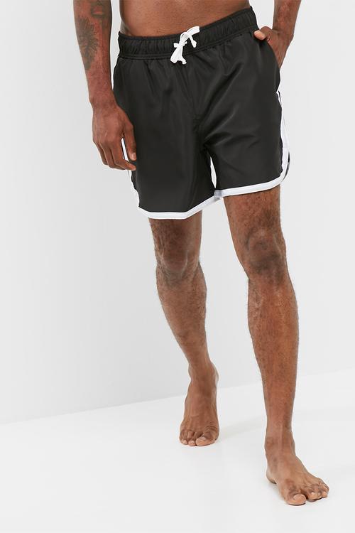 Contrast piping swimshort