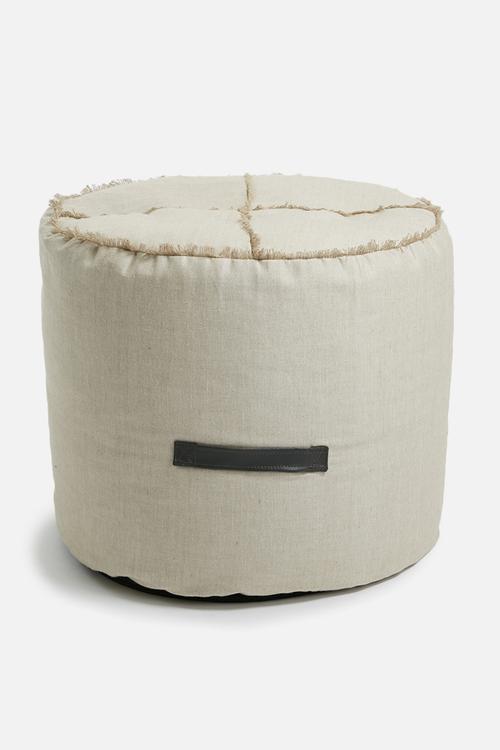 Frayed ottoman