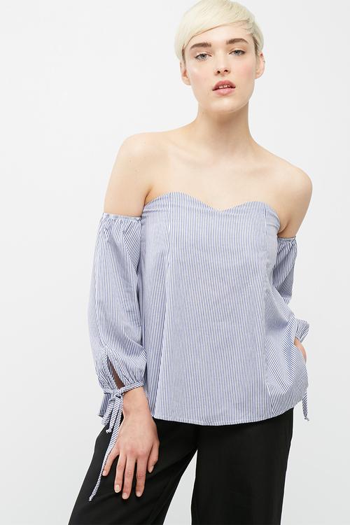 Sweetheart off shoulder top