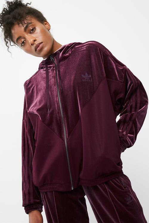 Sailor oversized velour hoodie