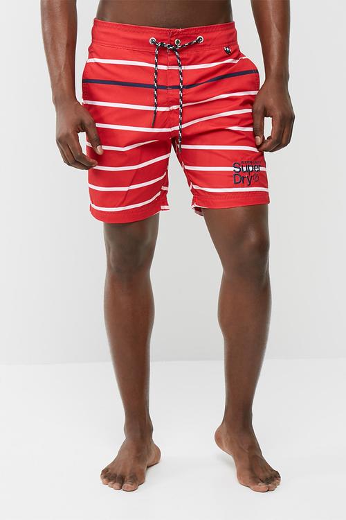 Vacation stripe swim shorts