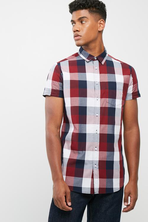 Slim fit check shirt