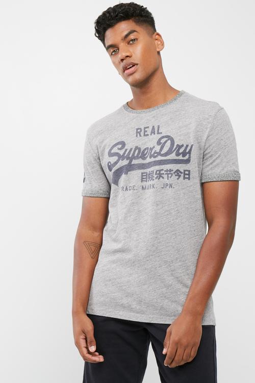Vintage logo ringer tee