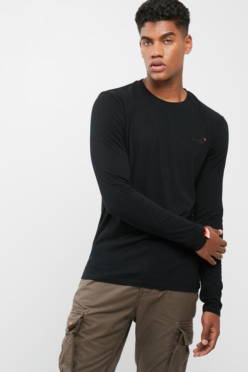 Orange label vintage EMB tee
