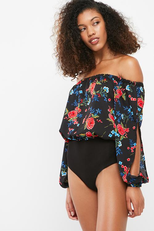 Off the shoulder bodysuit