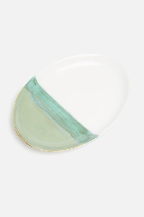 Seafoam oval platter