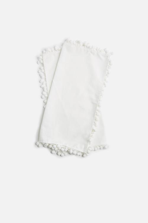 Pom pom napkin set of 2