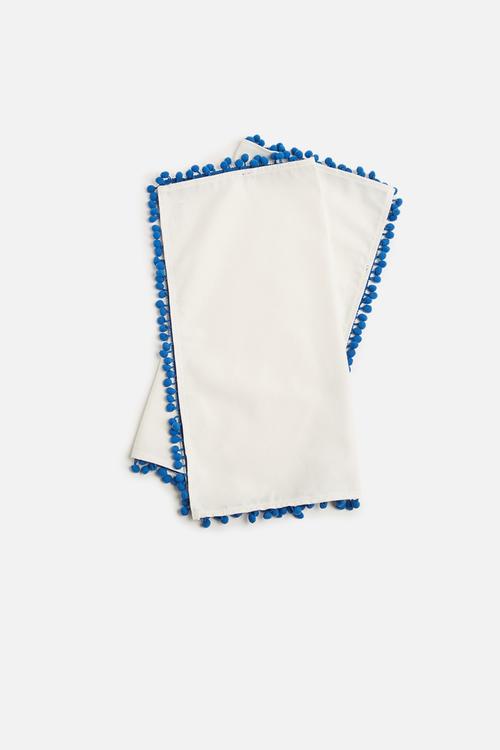 Pom pom napkin set of 2