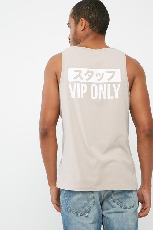 Printed slim fit vest