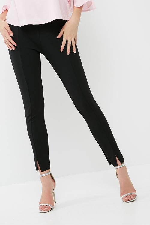 Skinny fit cigarette trousers