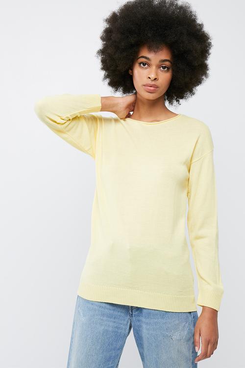 Crew neck slouchy knit