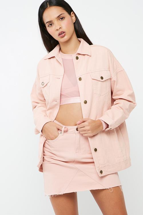Tia oversized denim jacket