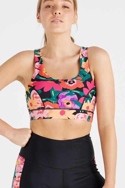 Double back yoga sports bra