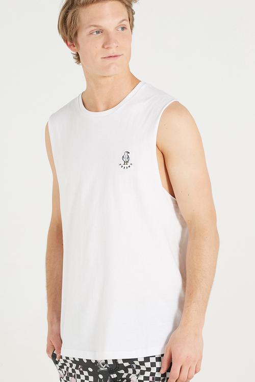 Staple muscle vest