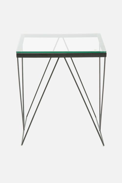Square geo side table
