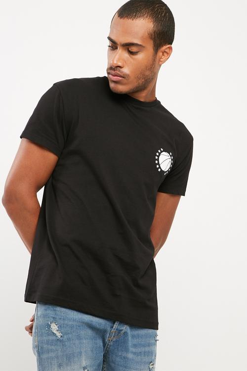 Printed Crew Neck Tee