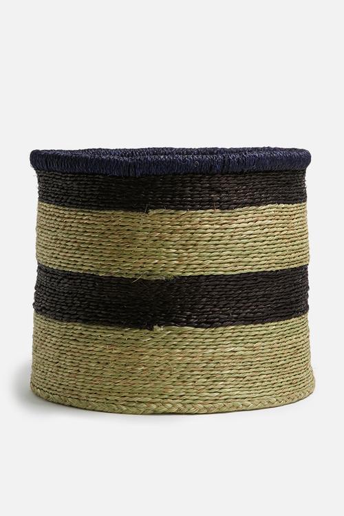 Stripe grass basket