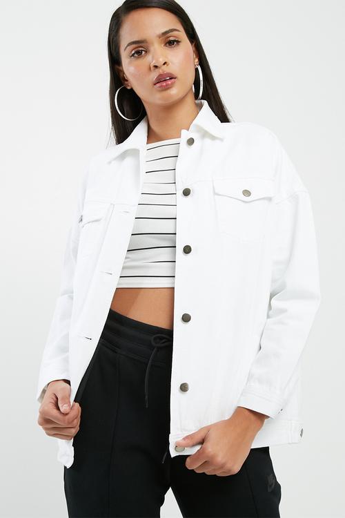 Tia oversized denim jacket