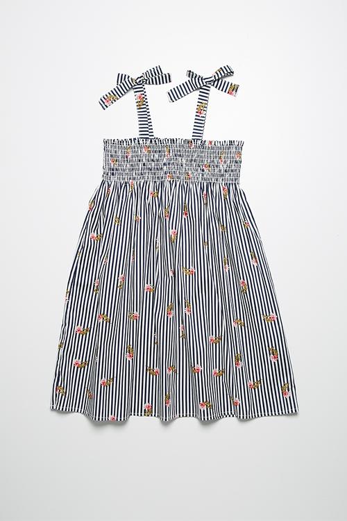 Smocked floral sundress