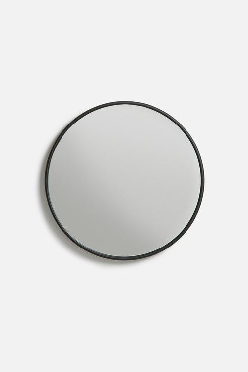 Iron round mirror - small 35cm dia