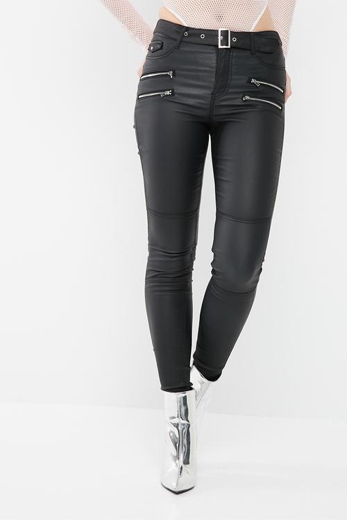 Sinner coated jeans