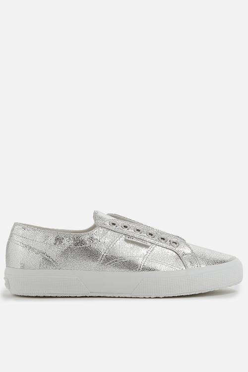 2750 Distressed metallic leather
