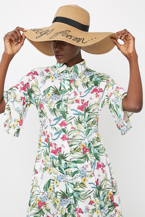 Summer wide brim hat