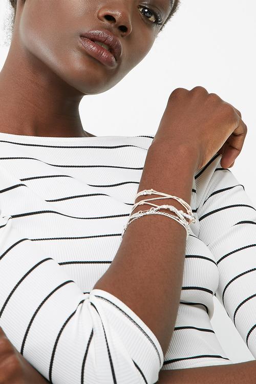 Silver and nude multi silver pack
