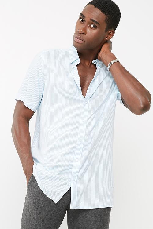 Regular fit stripe shirt
