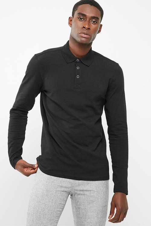 Basic longsleeve polo