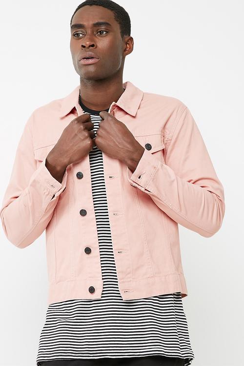 Rocker denim trucker jacket