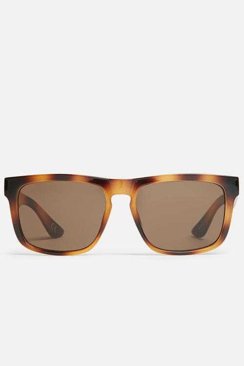 Squared off sunglasses - brown